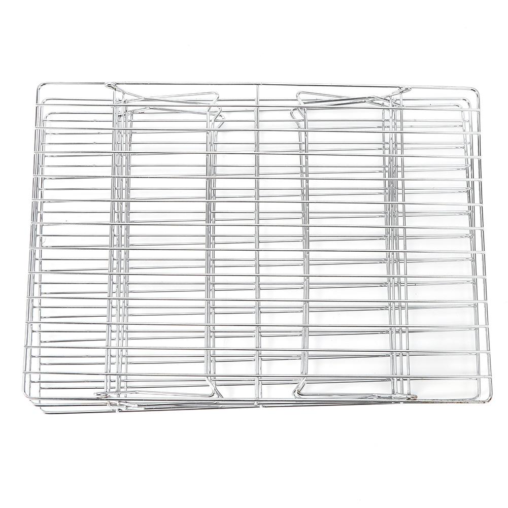 3?Tier Cooling Rack Collapsible Folding Legs for Cookies Cakes Kitchen Baking Grilling Tool