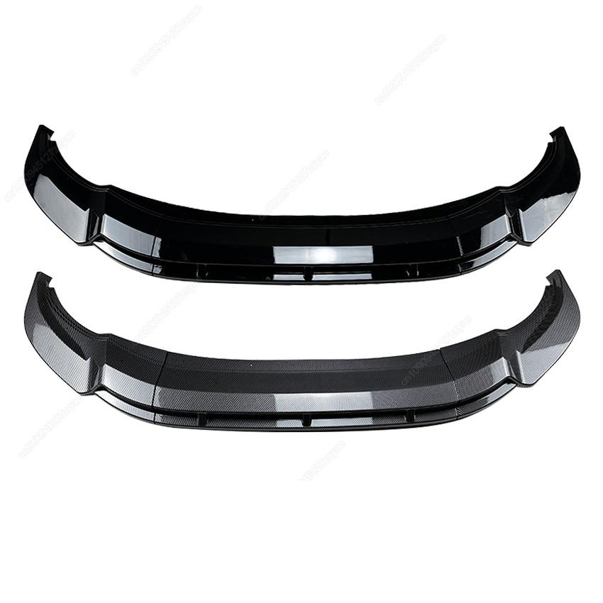 Car Front Bumper Lip Spoiler Splitter Diffuser Protector Lower Blade For Volkswagen VW Tiguan MK2 Rline 2021-2023 Bodykit Tuning