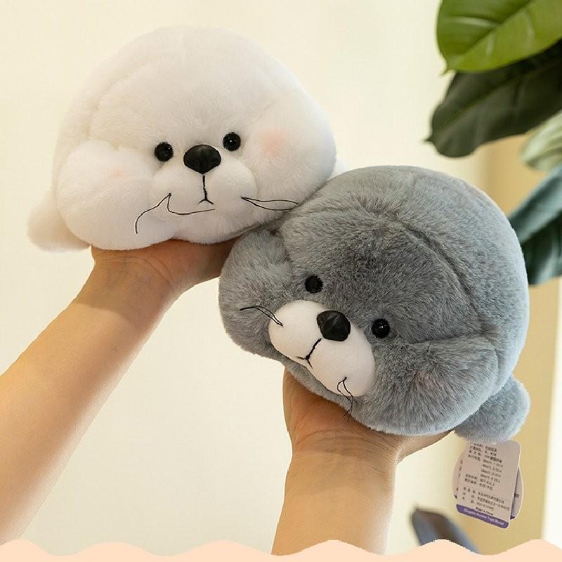 Adorable Large Sea Lion Plush Toy Soft Stuffed Animal Pillow For Cozy Comfort