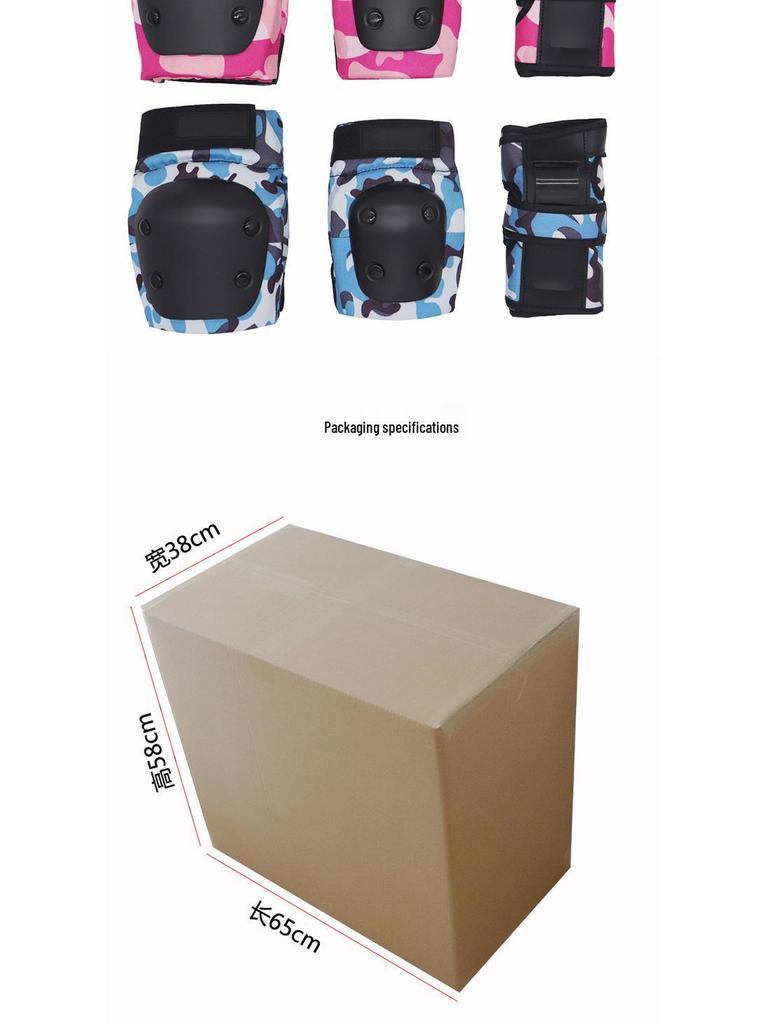 Thickened Roller Skating and Skiing Protective 6-Piece Gear Set for Adults & Kids