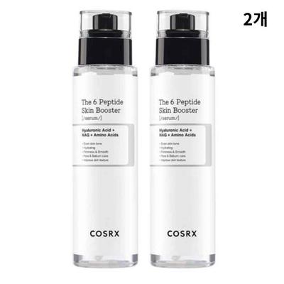 The 6 Peptide Skin Booster Serum 150 mL × 2 – Multi-Peptide First-Step Booster for Pores, Texture & Firmness