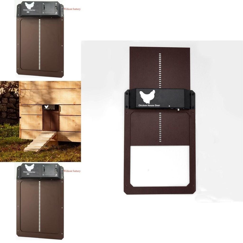 Light-sensing Automatic Chicken Coop Door For Effortless Poultry Care