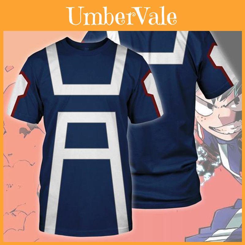 Mijn Boku No Hero Academia 3D Print T-shirt Voor Mannen En Vrouwen In Comfortabele Katoenmix