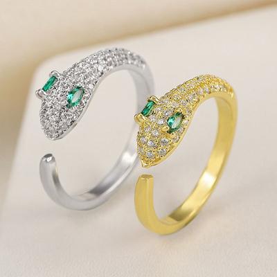 Open Slang Serie High-end Open Ring, Lichte Luxe, Niche, Trendy, Cool en Veelzijdig Europees
