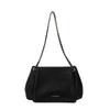 Stylish Spring New Fashionable Single Shoulder Chain Bag With Vintage Appeal And Large Capacity In Black White Pink Or Silver