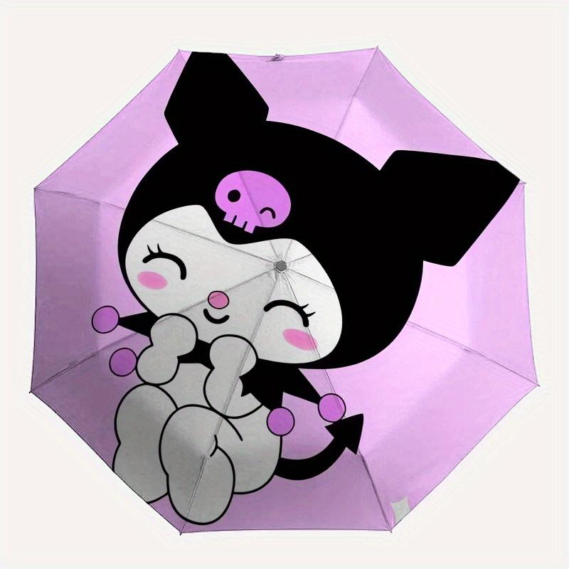 1pc Kawaii Devil Character Umbrella with Plastic Handle,Suitable for All Seasons Home Travel Outdoor UmbrellaSanlio089