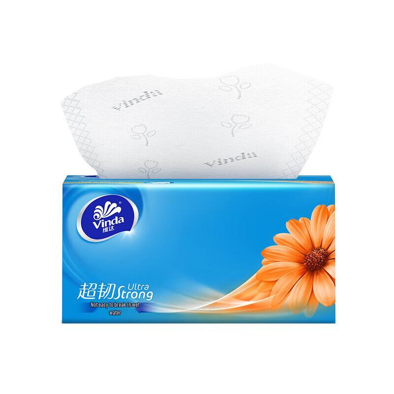 Vinda Ultra-Tough 3-Ply Soft Pack Facial Tissues