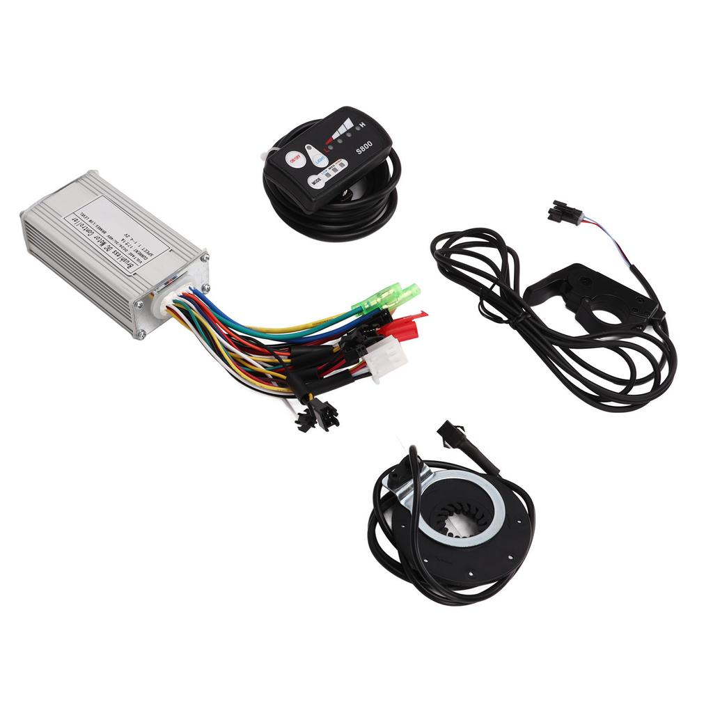 Electric Bike Motor Controller Kit Brushless Motor Sine Wave Controller Booster Thumb Throttle