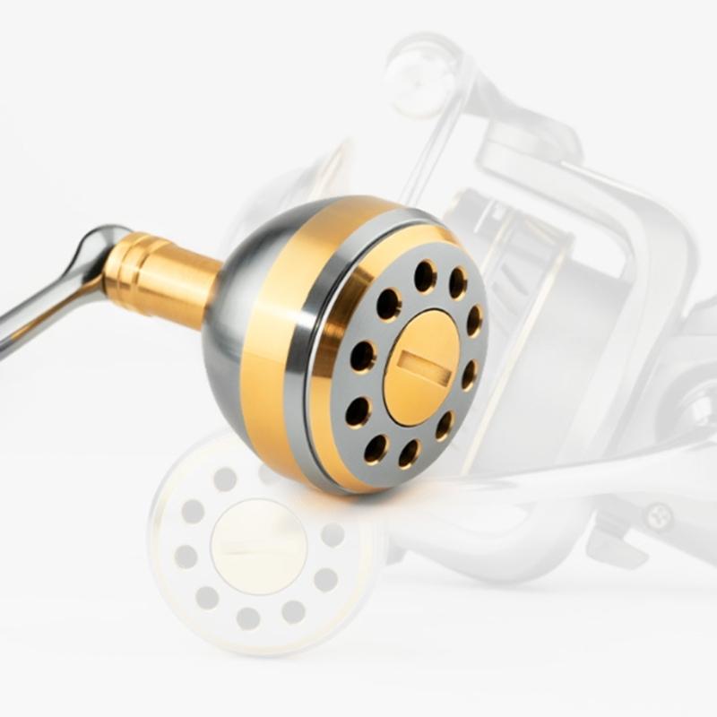 Fishings Reel Handle Baitcasting Reel Fishings Reel Handle Aluminum Power Handle Knob Grip Replacement Assembly Parts