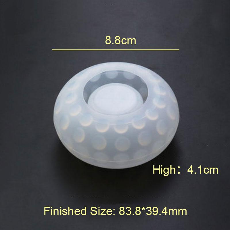 For Fun DIY Silicone Mold for Epoxy Resin Candle Holder Aromatherapy Candle Molds Clay Plaster Mould Drop Glue Mold