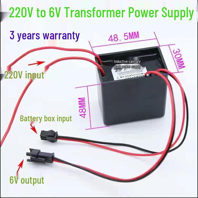 6V Concealed Urinal Sensor Flush Valve Parts