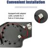 Left Driver Side Mirror Replacement For 03-07 Chevy Silverado,Cadillac,Gmc Sierra,Yukon 2003 2004 2005 2006 2007 With Heated,Rear Holder &Led Turn