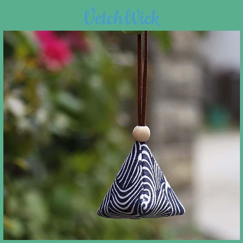 Exquisite Hand Sewing Convergent Zongzi Pendant Sachet Cotton Linen Mugwort Mosquito Repellent