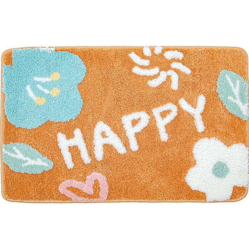 Cartoon Floor Mat Toilet Toilet Absorbent Kitchen Bathroom Non-slip Mat Door Entry Floor Mat Bedroom Carpet Floor Mat
