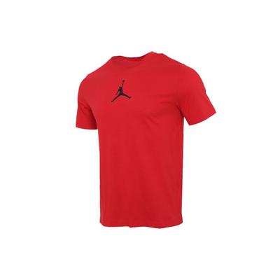 Air Jumpman Logo Quick-Dry Sports Round-Neck Short-Sleeve T-Shirt Men Tops Red CW5191-687