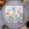 20Pcs/Pack Butterfly Flower Decoupage Paper Napkins Vintage Tissues Party Tableware Wedding Xmas Festival Supplies