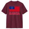 Unisexs TShirt Samoa Samoan Flag Leisure 100 Cotton Tees Short Sleeve  T Shirt Round Collar Clothing 6XL