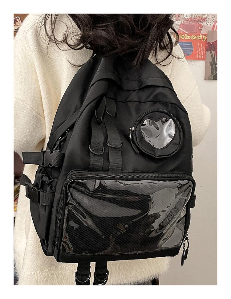 Women's Japanese Ita Backpack: Versatile Mori Style for Students, Large Capacity, Durable Design