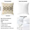 Ikat Pattern Cushion Cover Soft & Easy-Wash Pillow Case – Versatile For Couch, Bed, Travel And Office