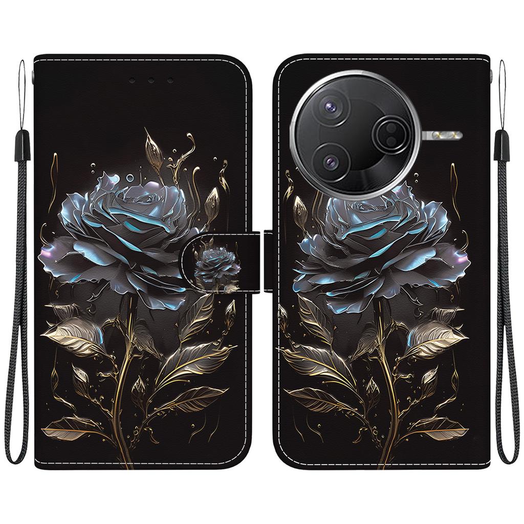 Per Xiaomi Poco F7 Pro 5G/F7 Ultra 5G/Redmi K80 Pro 5G/K80 5G Custodia a Portafoglio per Telefono Copertura a Libro in Pelle Stampa a Motivo