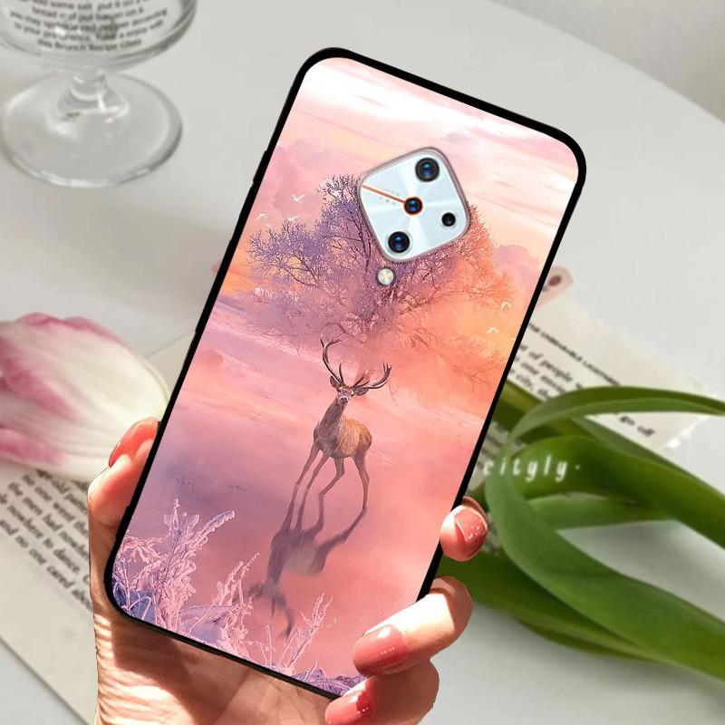 For Vivo V17 Case Cover S1 Pro Silicone Soft Painted Phone Case for VIVO 1920 V17 Russia Case TPU Bumper for vivoV17 V 17 s1Pro