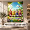 Teletubbies Tapestry, Personalized Custom Text, Wall Hanging Tapestry For Living Room Home Wall Decor