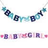 Baby Boy Bunting Girlande Banner Baby Shower Party Decoration