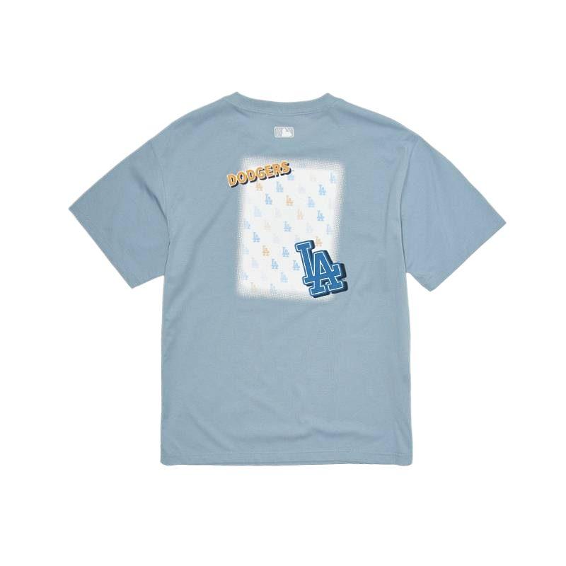 MLB T Shirts Unisex Los Angeles Dodgers / Light Sky Blue Crew Neck Moderate 3ATSM2163-07SBL