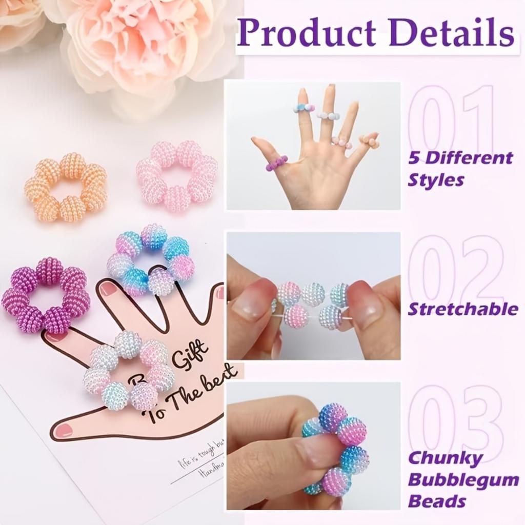 Finger Massage Ring For Adults, Toy Stress Relief, Portable Beaded Finger Relaxer
