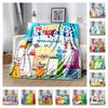 CBeebies Number Blocks Cartone Animato Educativo Coperta in Pile Design Colorato con Cifre Coperta per Tutte le Stagioni per Camera da Letto Bambini Scuola Materna Uso Quotidiano