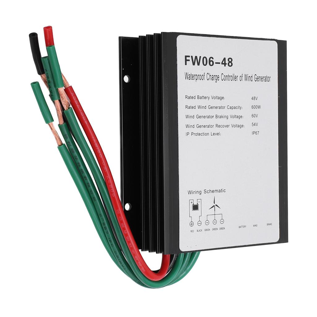 MPPT Wind Turbine Charge Controller 48V Led IP67 Water Resistant Automatic Controller for 0 to 600w