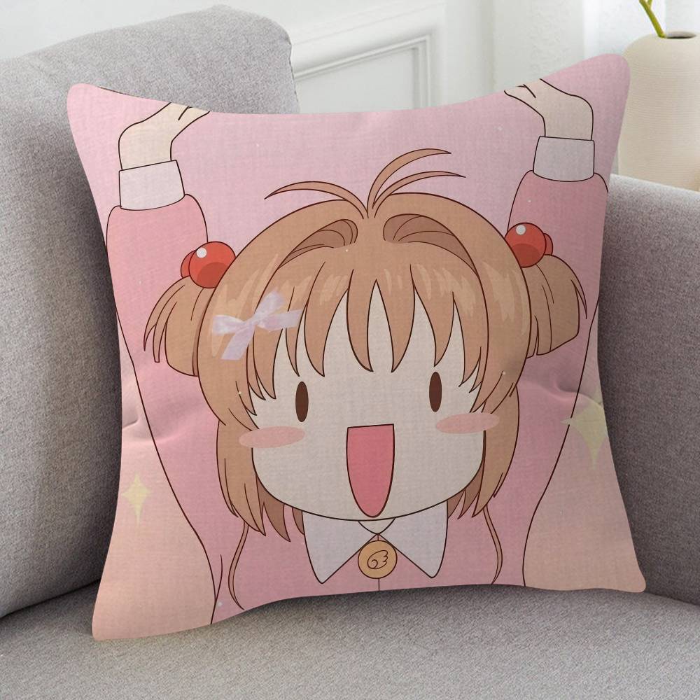 Cardcaptor Sakura Pillow Gift Home Office Decoration Pillow Bedroom Sofa Car Cushion CoverPillow Case