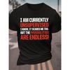 European Sizes Summer Men's Fashion Print Short Sleeve T-Shirt
