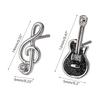 Asymmetrical Guitar Music-Note Stud Earring Zirconia Statement Earring Stud Dainty Jewelry Gift Women Girl Sensitive Ear