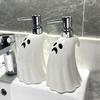 Kreatywna butelka na płyn do dezynfekcji rąk ceramiczny dozownik mydła łazienka duża pojemność butelka z pompką na Halloween dekoracja łazienki hotel