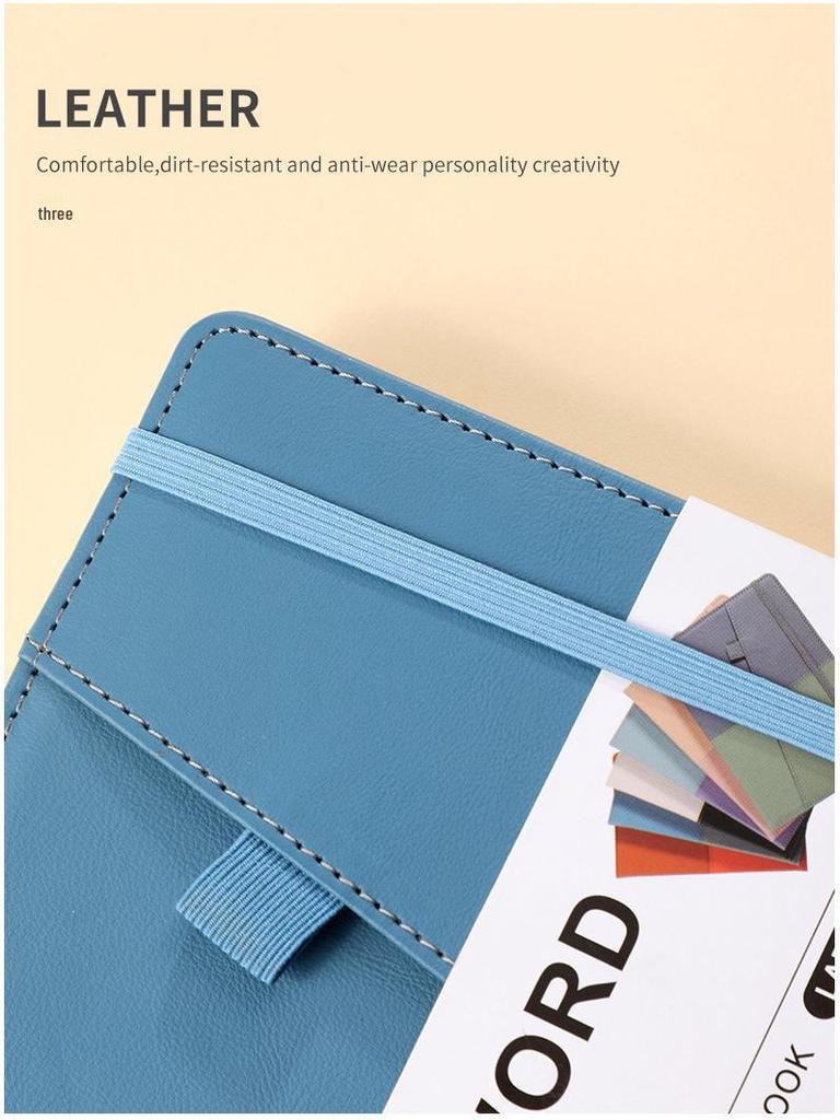 A5 Password-Protected Notebook for Website & Contact Management