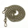 Umhängetaschengurt aus Metall mit Kette, 120 cm, für Schultertaschen und Gepäck