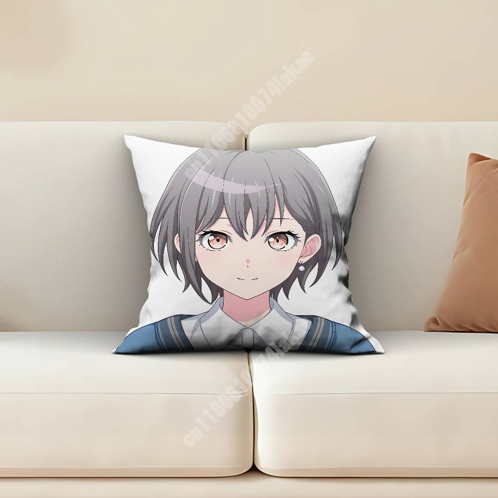 MyGO Tomori Takamatsu Bandori Sofa Couch Pillow Cover Cushion Case Home Bedroom Decoration