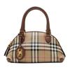 Primrose Metal Logo Pendant Cotton Mini Shoulder Tote Bag Women Bags Beige Brown 81290771