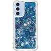 Case for Samsung Galaxy A15 5G, Glitter TPU Cover Clear Flowing Quicksand with Anti-Fall Bumper Corner Shockproof Protection Women Girly Case for