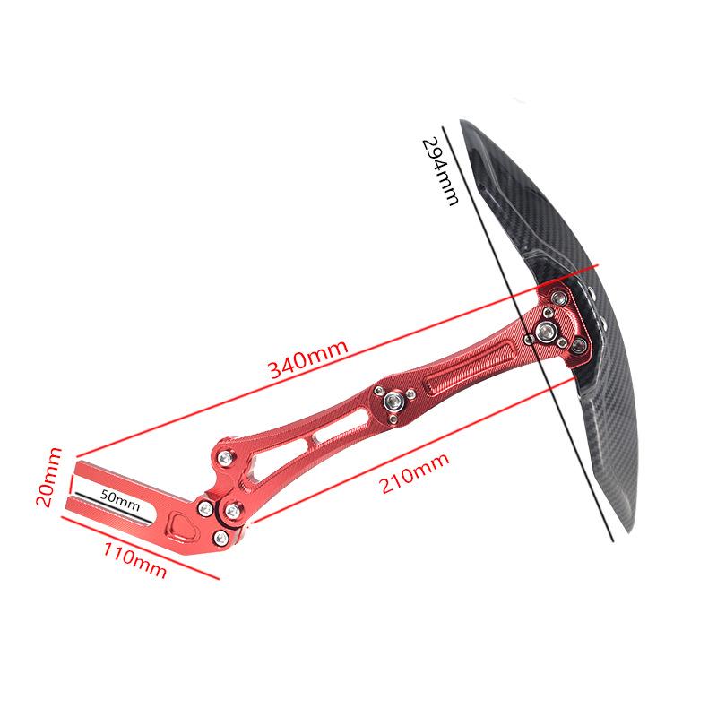 Garde-boue arrière en fibre de carbone Ninebot N1S pour scooters électriques U+ et UQi