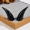 2PCS Devil Horn Hair Clip Set for Adult Kids Novelty Dark Series Horn Side Clip Party Stage Performances Costume Hairpin