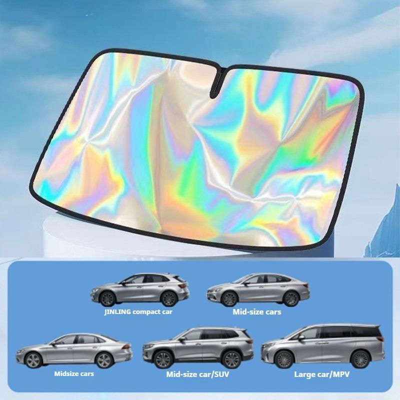 Car Front Windshield Sunshade Cover For Chery iCAUR V27 2026 Upgrade Laser Car Front Window Sunshade Accessories