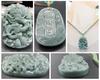 [Stone Street] Excellent color, genuine jadeite, ascending dragon carving pendant, cotton cord necklace, dragon soaring through the four seas,