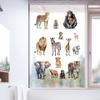 DIY Safari Animal Wall Stickers for Kids Room Decor Tiger Elephant Zebra Tropical Rainforest Savanna Nursery Decals Christmas Gifts