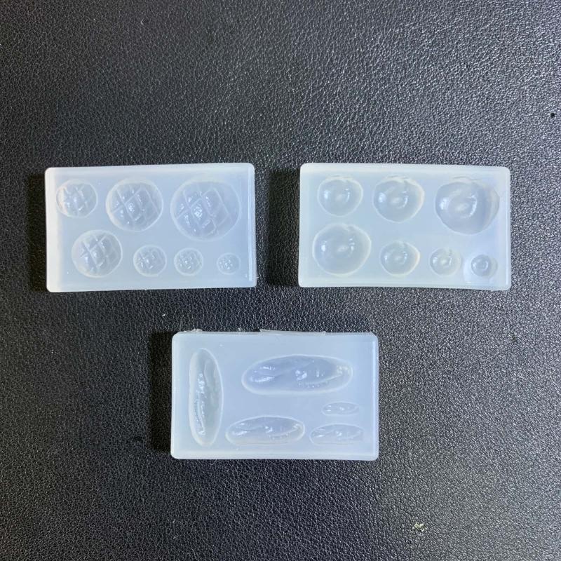 Beautiful Confections Silicone Mold Flexible Doll House Food Bread Toy Mold for Making Candy Chocolate Fondant