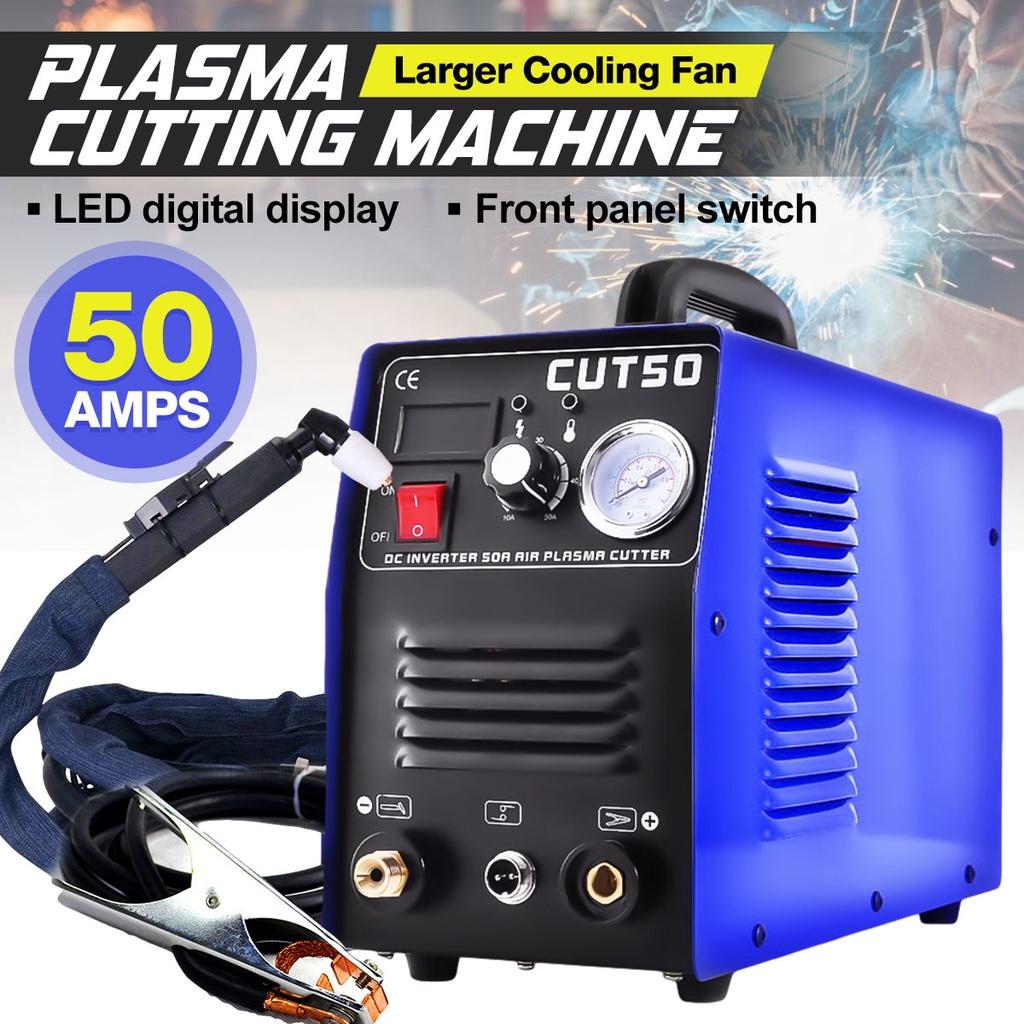 220V CT50 50Amp Plasma Cutter Plasma Welders Machine with PT31 Cutting Torch Welding Accessories Power Tools for Industrial