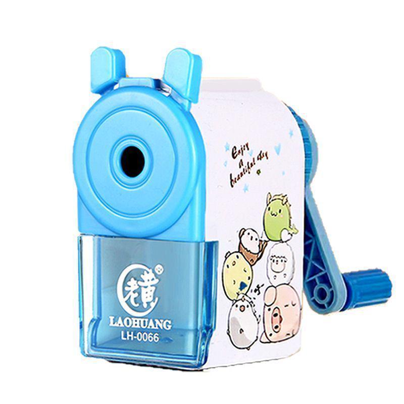 

Multifunctional Hand-Crank Pencil Sharpener for Elementary School Kids with Automatic Lead Advancement