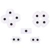 PlayStation4 PS4-kontrollererstatning Gummiputeknapp Gummigummisett ledende selvklebende pute PS4 Reparasjon V2 JDS-030/040 Original serviett inkludert