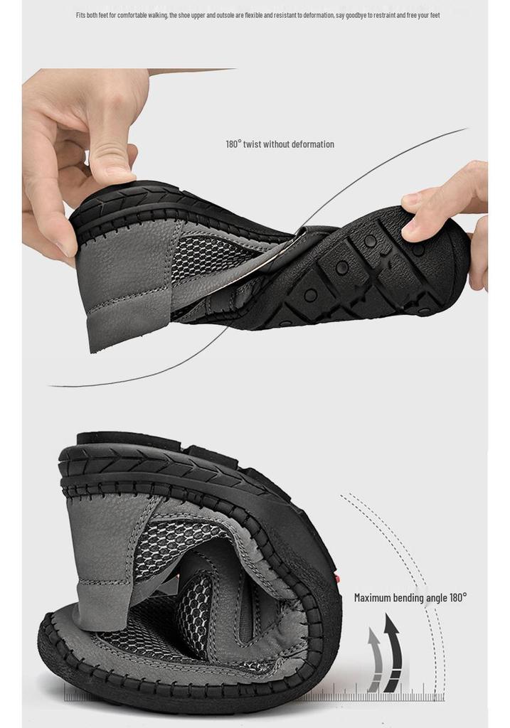 2023 Men's Breathable Mesh Slip-On Loafers: Soft Sole, Casual & Stylish
